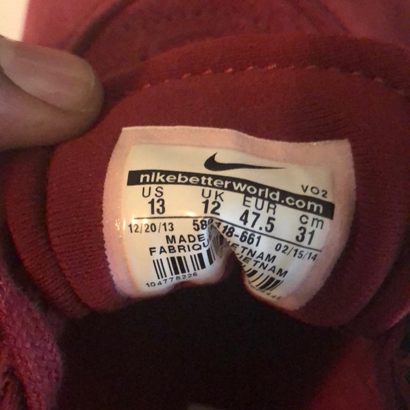 NIKE LUNARLON SIZE 13 WITH EXTRA PAIR OF LACE. - Picture 6 of 7